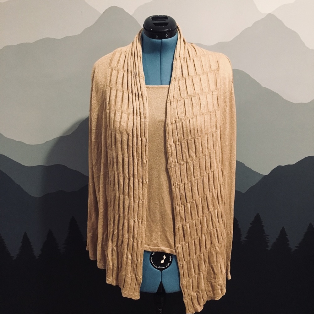 Charter Club Gold sweater.